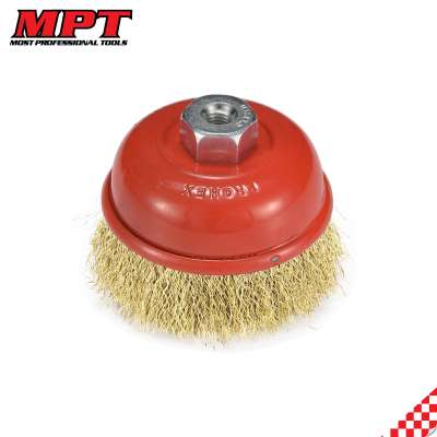 MPT Power Tool Accessories 100mm steel wire cup brush