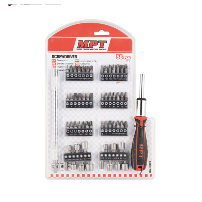 MPT 58pcs screwdriver bit set