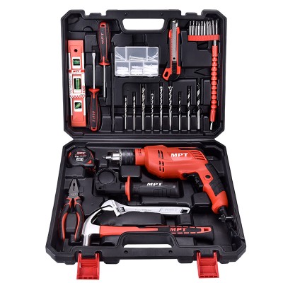 MPT 57pc tool sets  550w impact drill 13mm  power hand drill  10mm electric screwdriver