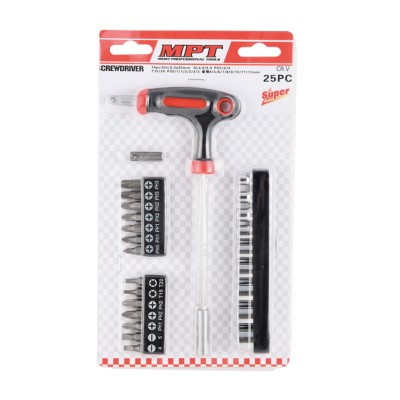 MPT 25 in 1 T-handle Socket And Screwdriver Set